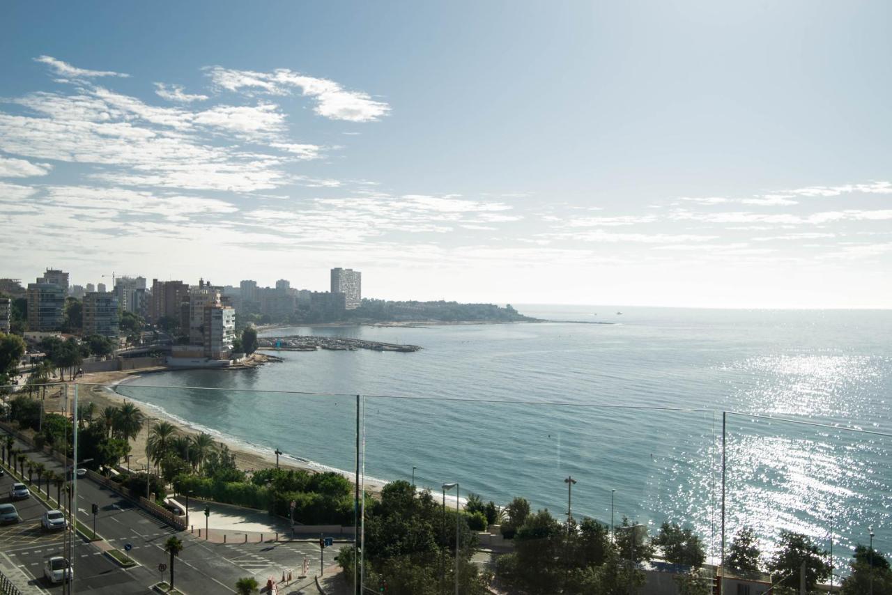 Modern Sea Front Sunny Beach Alicante Exteriör bild